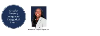2025 Vascular Surgery Integrated Categorical Intern