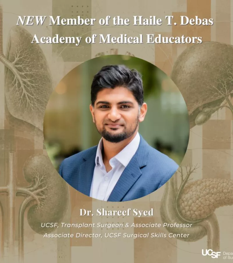 Dr. Shareef Syed Inducted into Haile Debas Academy of Medical Educators
